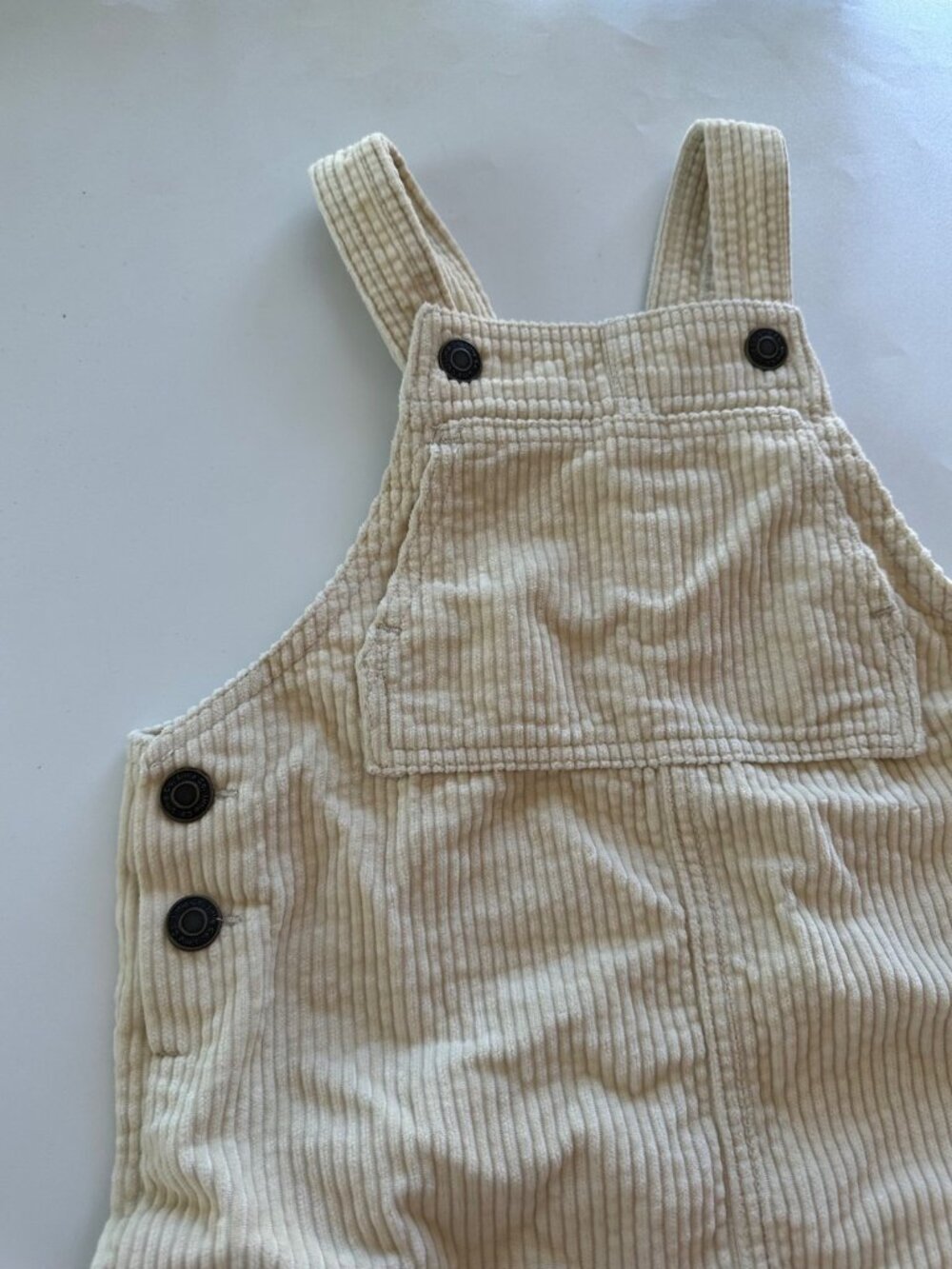 Little Co. Toddler 4T Ivory Corduroy Overall Organic Cotton NEW - Picture 6 of 8